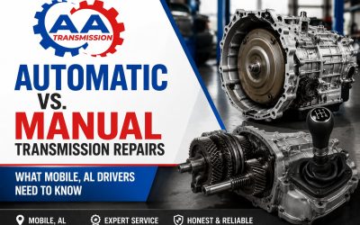 Automatic vs. Manual Transmission Repairs: What Mobile, AL Drivers Need to Know